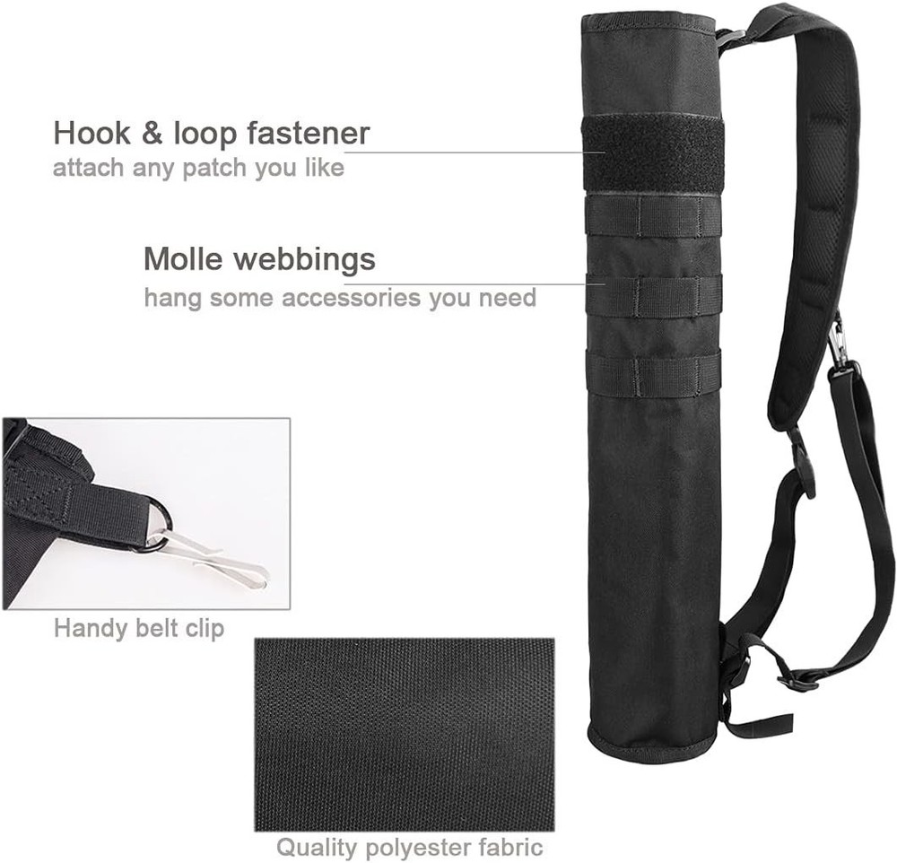 Lightweight Archery Quiver - Foldable Dual-Use Hip/Back Bag with Molle System