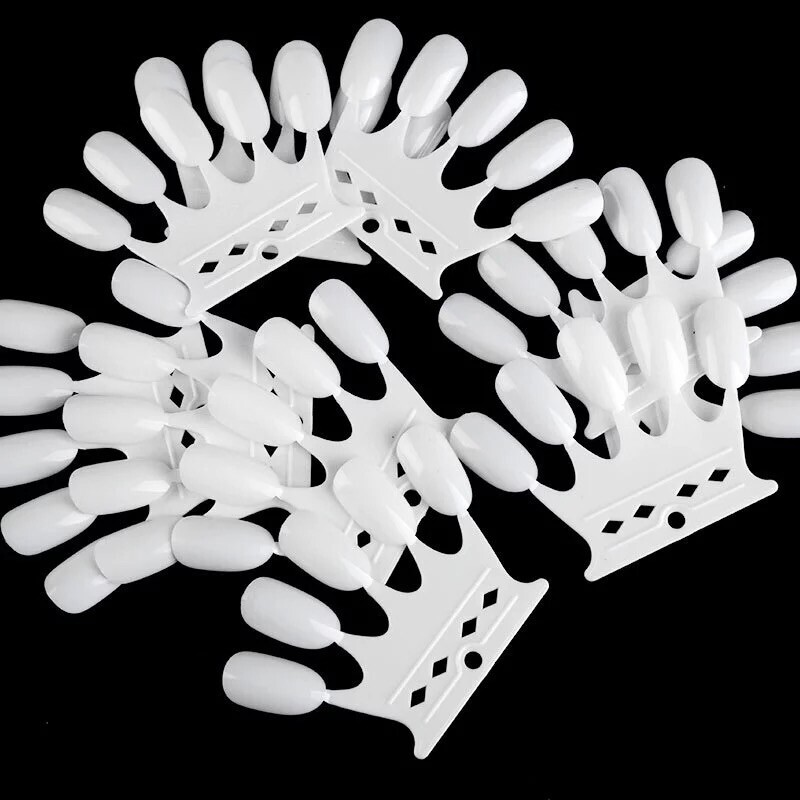 Crown Nail Display 10pc Natural Color