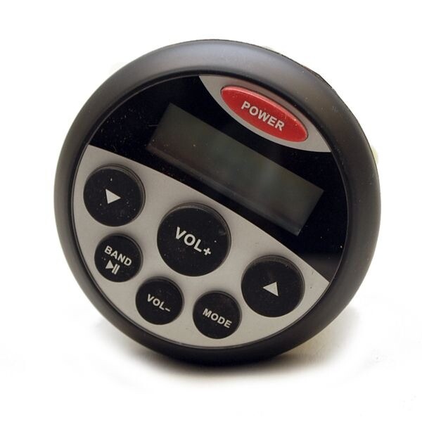 Tracker Boat Media Remote Control PRV-15 | 3 Inch Black Gray