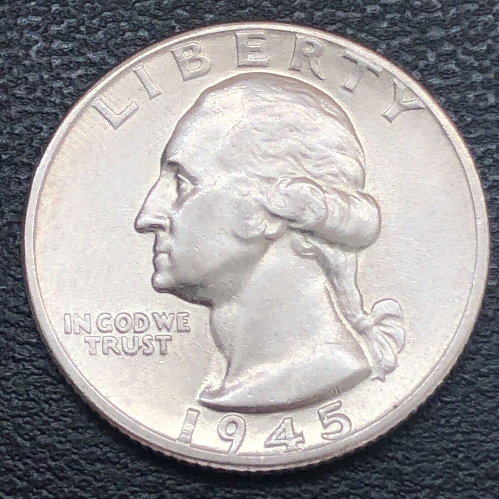 1945 Washington Quarter 25c High Grade UNC #33030