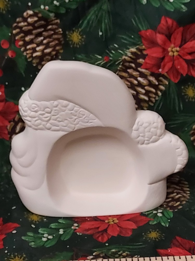 Ceramic Bisque~~~ Ready to Paint ~~~Small Santa Head 3.75" Tall