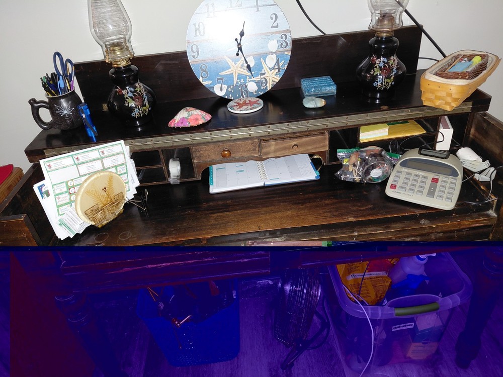 Antique Piano Style Desk