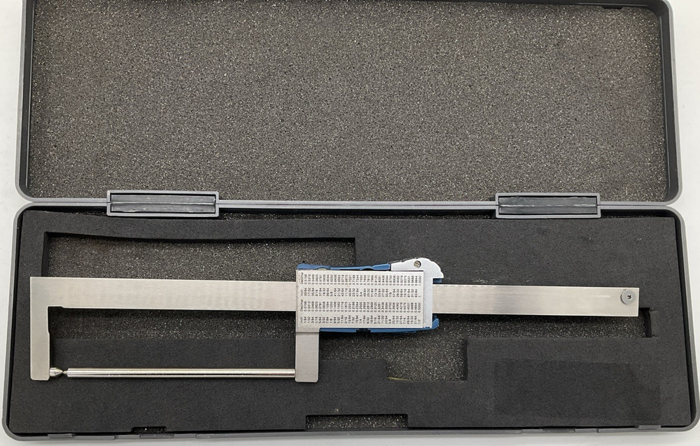 Fowler Rotocal Reach Digital Caliper w/ Case – Depth / Reach Measuring Tool