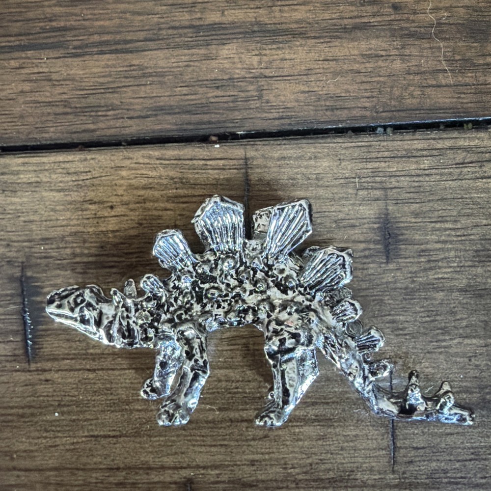 Metal Dinosaur Stegosaurus Miniature Figure