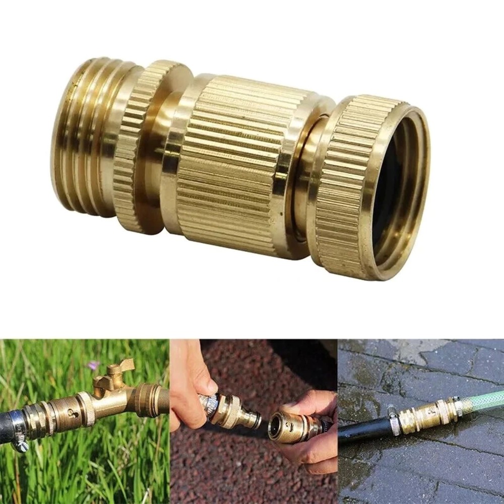 4 Pair Quick Connector About 25mm 3/4" GHT Thread Hose AdapterAssembly