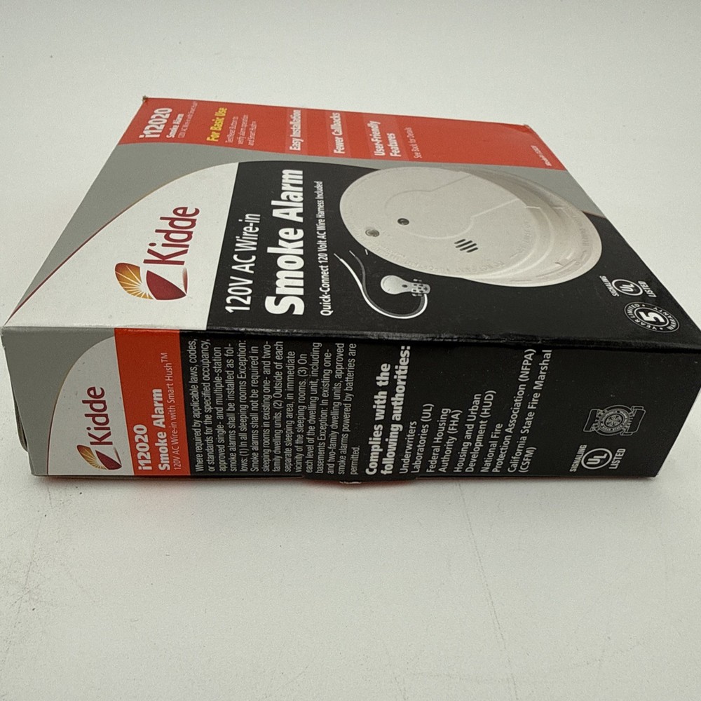 Kidde I2020 Replacement Hardwired Smoke Alarm 120V Quick Connect Harness