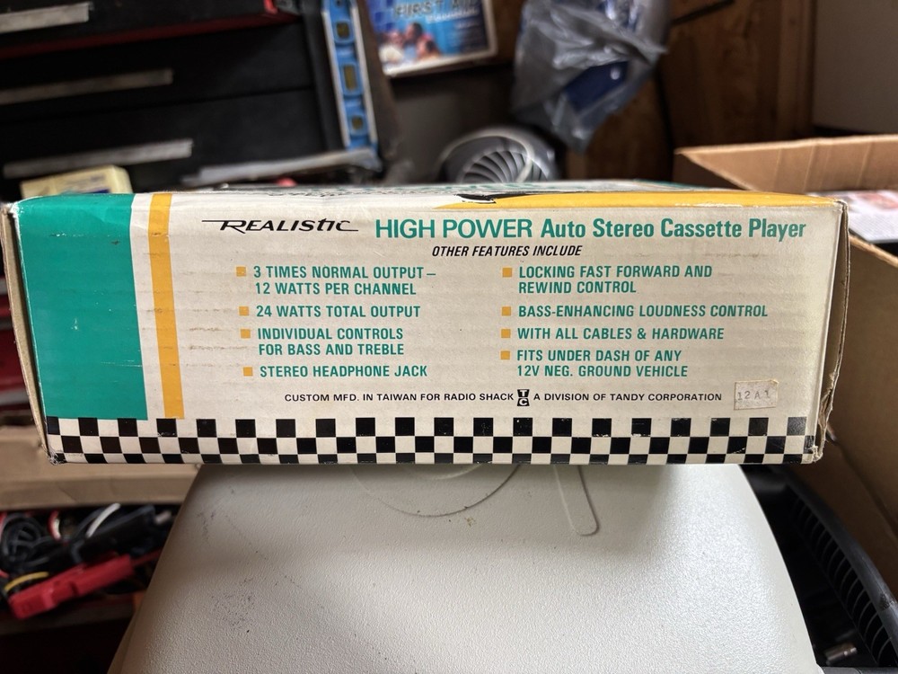 Realistic Cassette Player NIB.