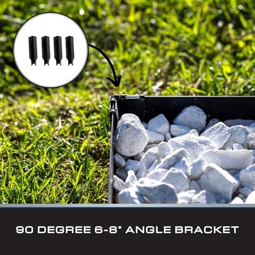 90 Degree Angle Bracket for 6-8" Landscape Edging (4 6-8 inch Angle Bracket