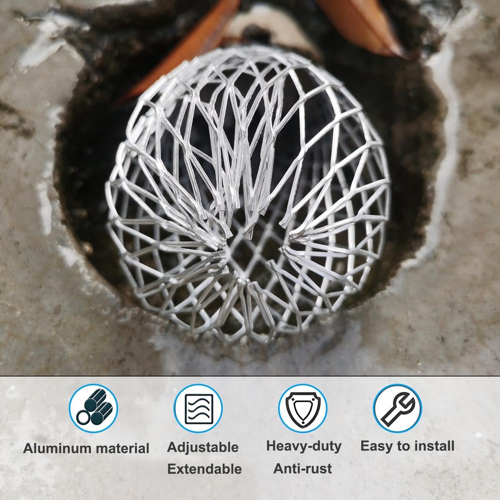 Gutter Downspout Guard 8 Pack Guard Filter Strainer 3.5