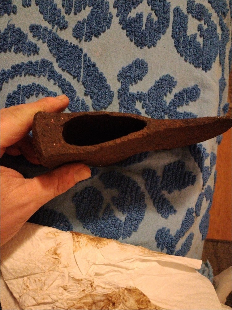 Very Old Antique Iron Axe Head