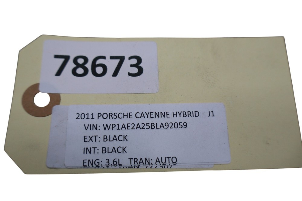 11-18 Porsche Cayenne Automatic Transmission Torque Converter Oem