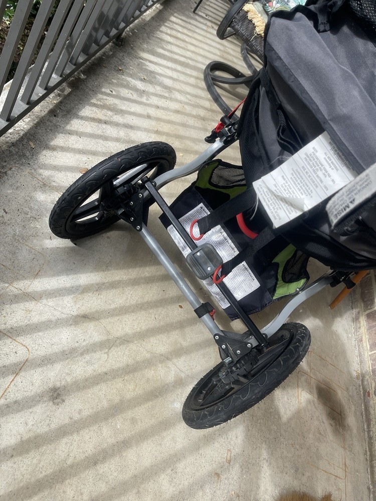 bob revolution stroller Single Green Gray