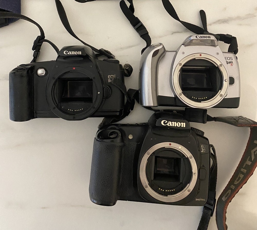 3 Cannon Cameras Untested