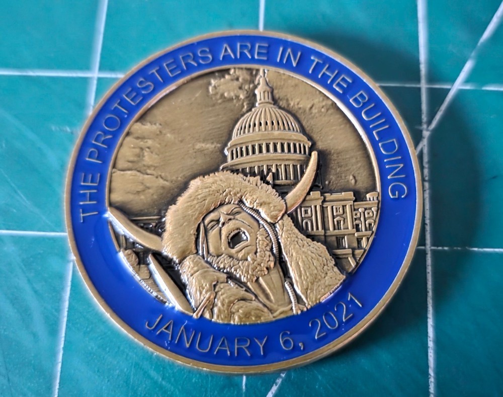 🔥Capitol J6 Riot Challenge Coin Washington DC