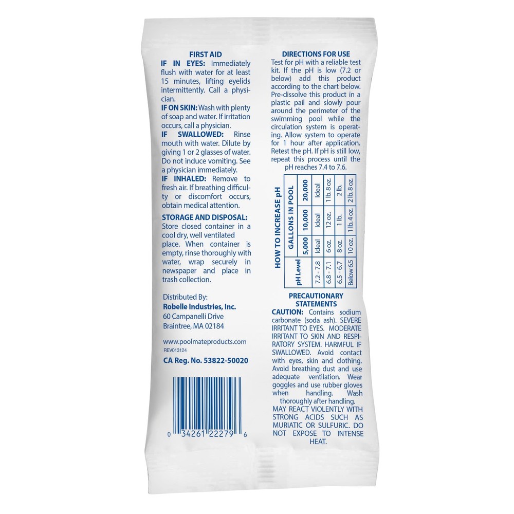 Pool Mate pH Up- 4 x 1 Lb