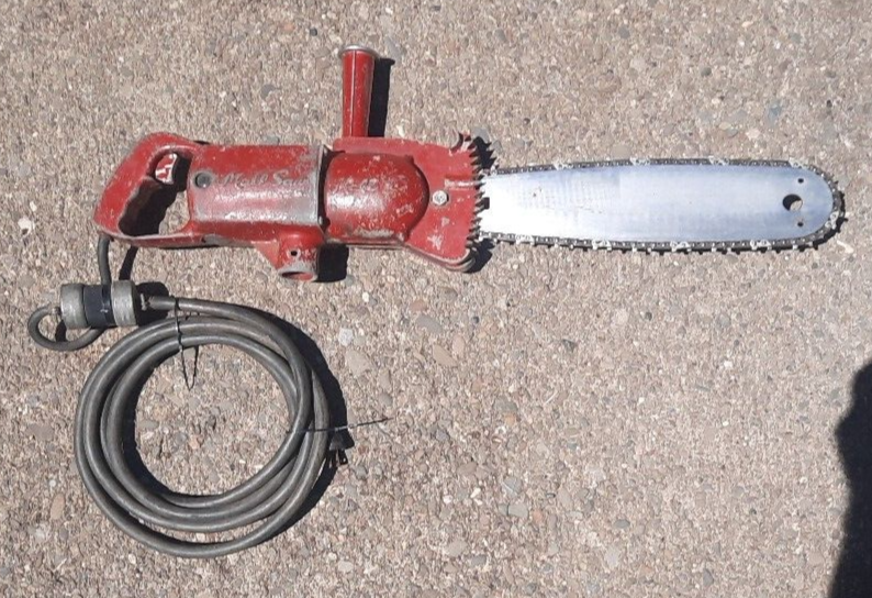 VINTAGE MALL ELECTRIC CHAINSAW WORKING
