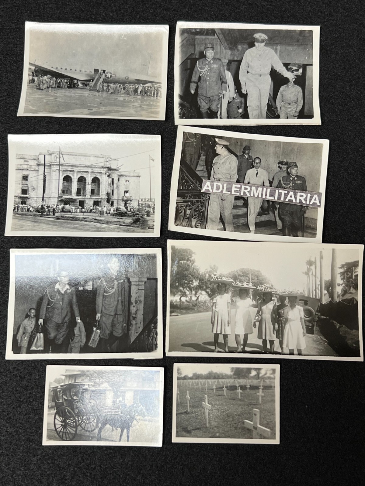 Wartime Photos WWII US General Douglas MacArthur Japanese Surrender Manila 1945