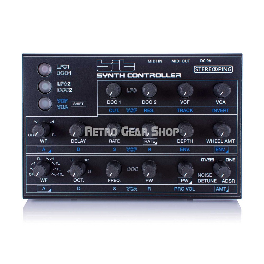 Stereoping Bit Midi Controller for Crumar Bit One/01/99 Vintage Analog Synth