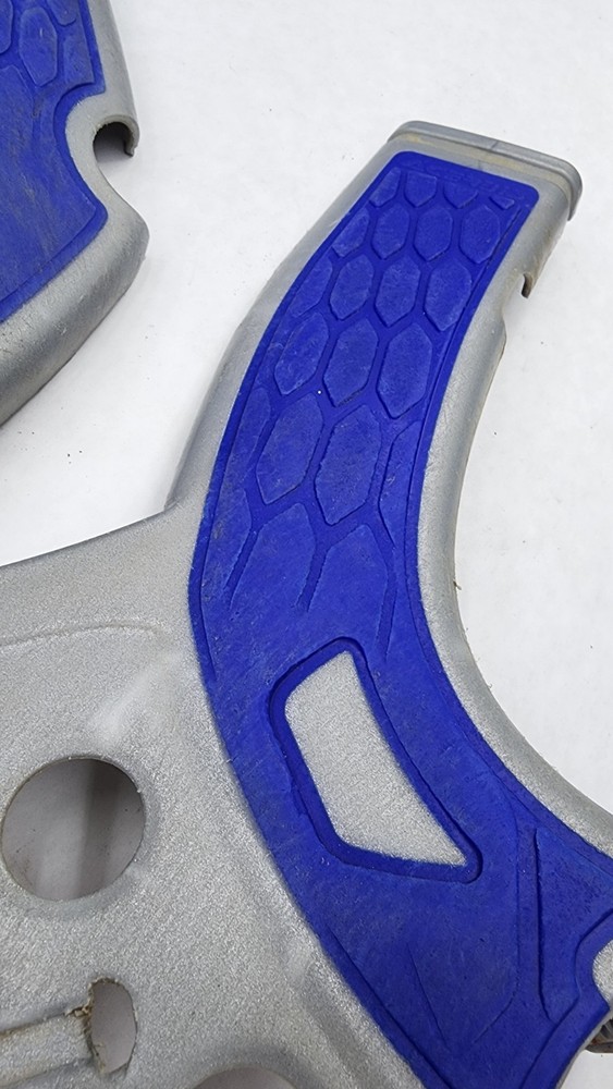 Acerbis - 2640271404 - X-Grip Frame Guards, Silver/Blue