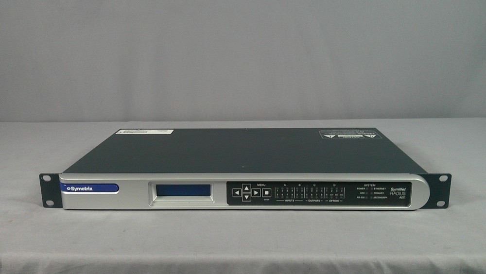 Symetrix SymNet Radius AEC Audio DSP Processor Conferencing ***USED EXCELLENT***