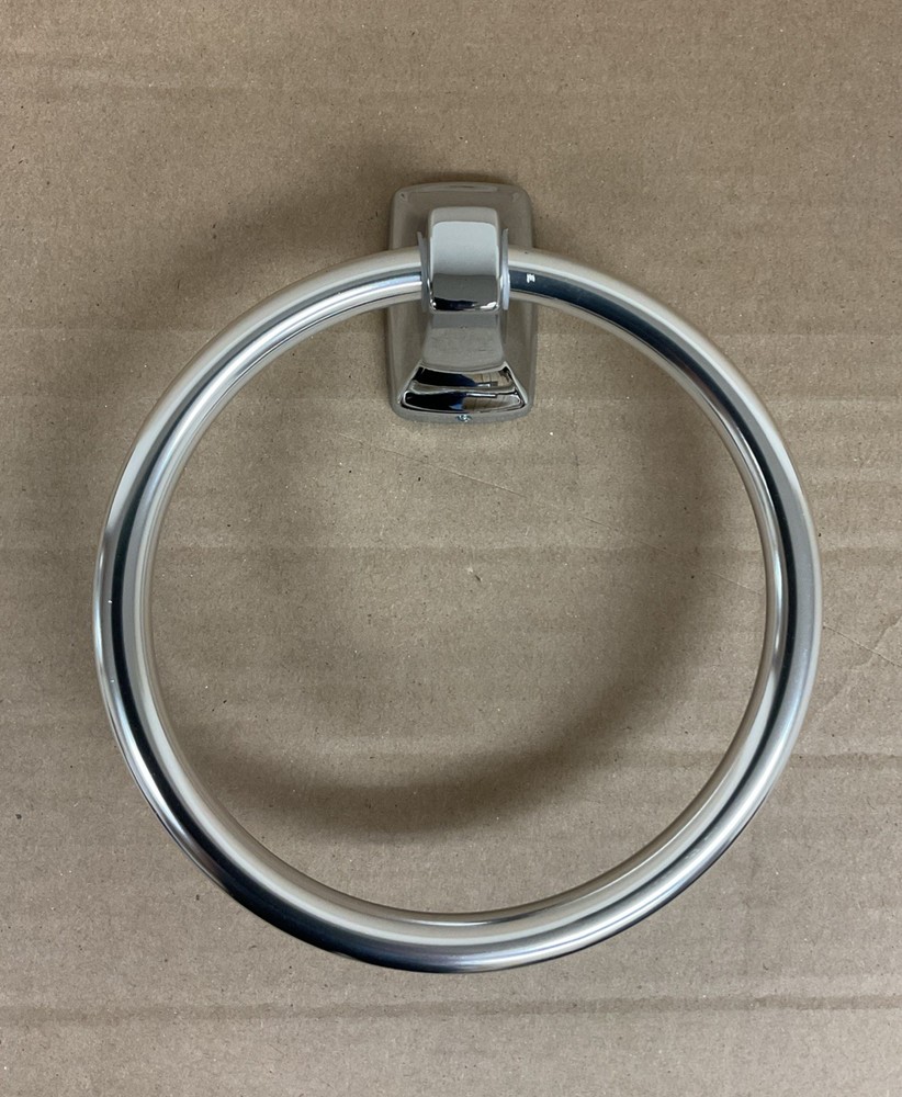 Shiny Chrome Towel Ring by Moen P5860