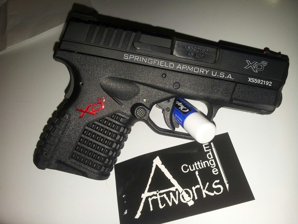 Springfield Armory XDs Custom Handgrip Logos