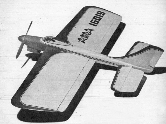 Model Airplane Plans (FF) : Stunt Champ 41" Stunt for .35 Engine