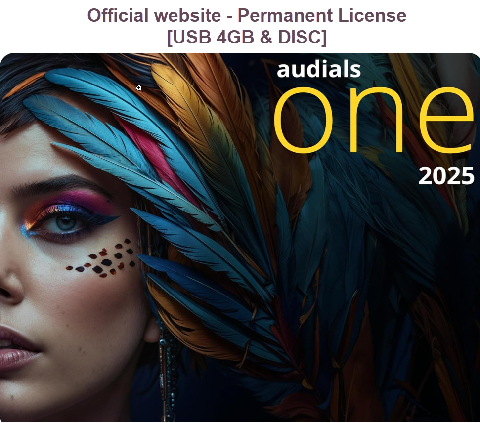 Audials One 2025 - Full Version and Permanent License - [Disc or USB 4GB]