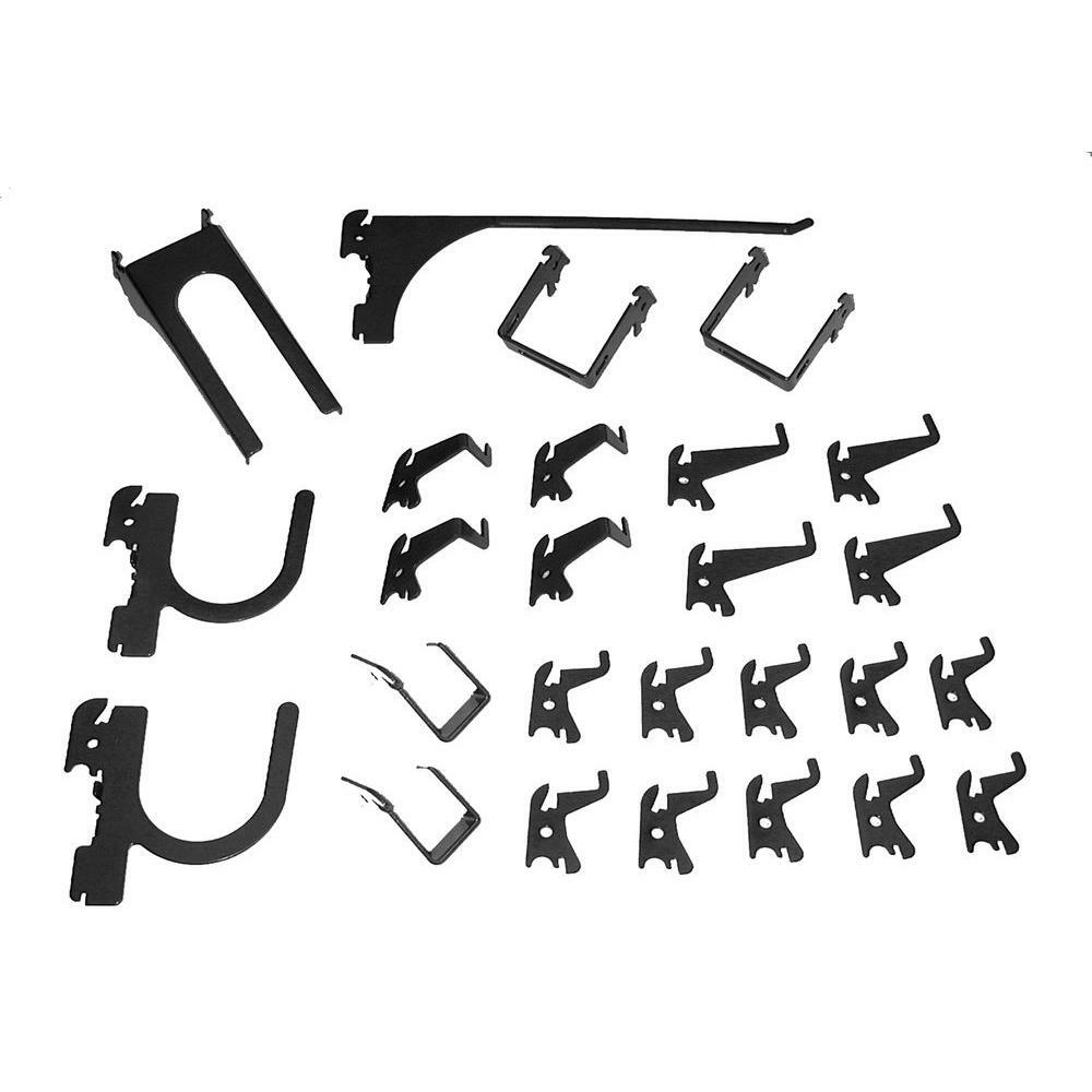 Wall Control Pegboard Utility Hooks Assortment Rust-Resistant 1 in. Tall Slot