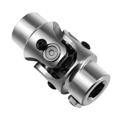 3/4"-36 Spline X 3/4" DD Steering Universal U Joint Single Steering Chrome