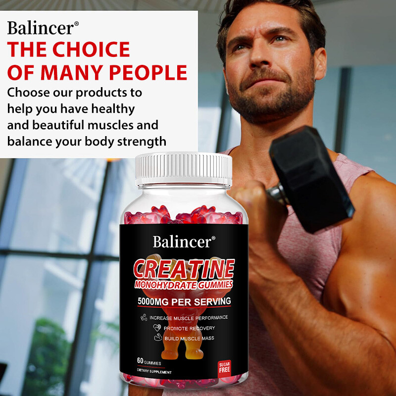 Creatine Monohydrate Gummies - Increase Strength and Build Muscle
