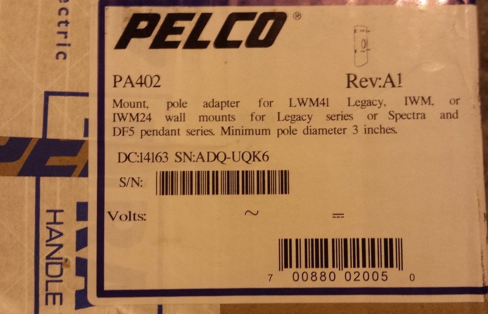 Pelco PA402 New in Box