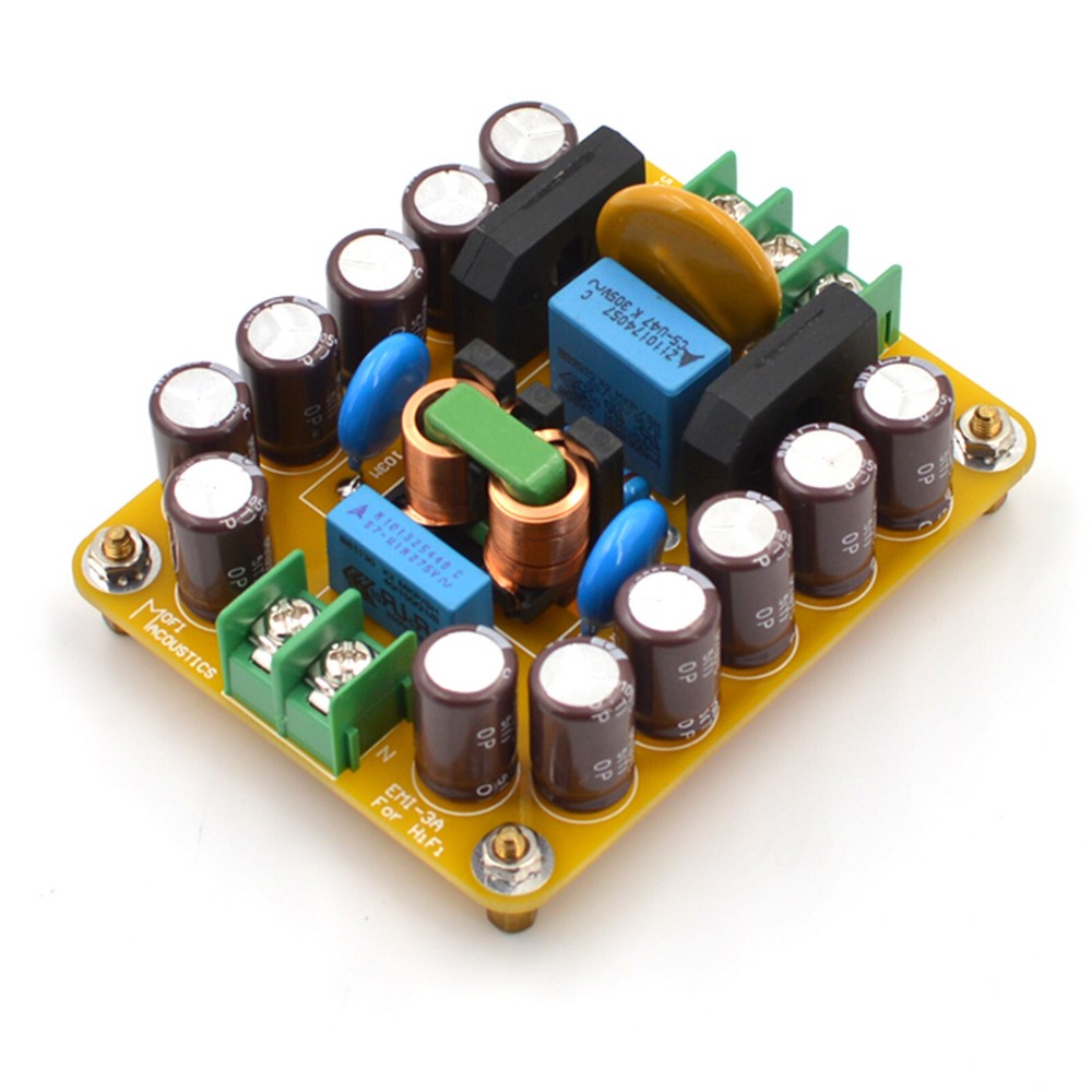 1pc HiFi AC Power Line Single EMI Filter Module 660W Version Kit DIY