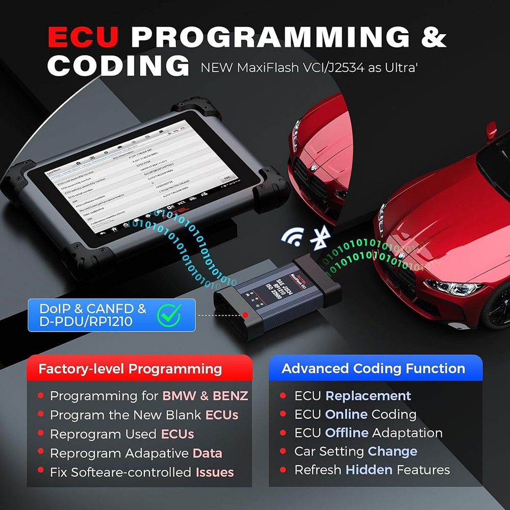 Autel MaxiSys Elite II Pro ULTRA J2534 Programming ECU Coding Diagnostic Scanner