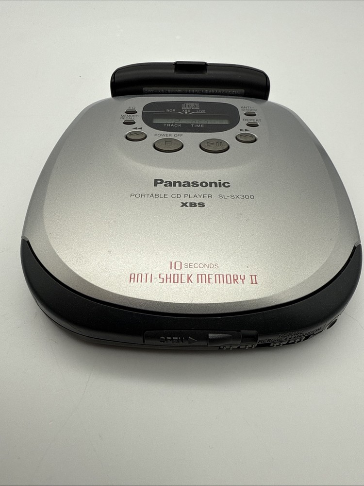 Panasonic Portable CD Player SL-SX300 Silver Bundle - Working