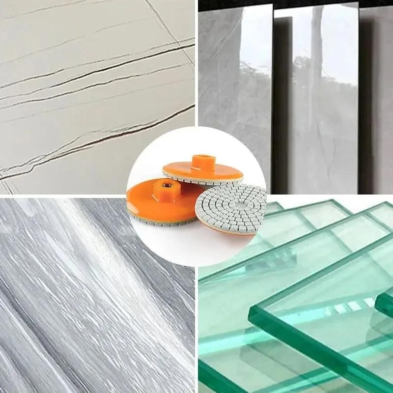80mm Ceramic Tile Polishing Disc for Angle Grinder Stone Marble Edge Grinding