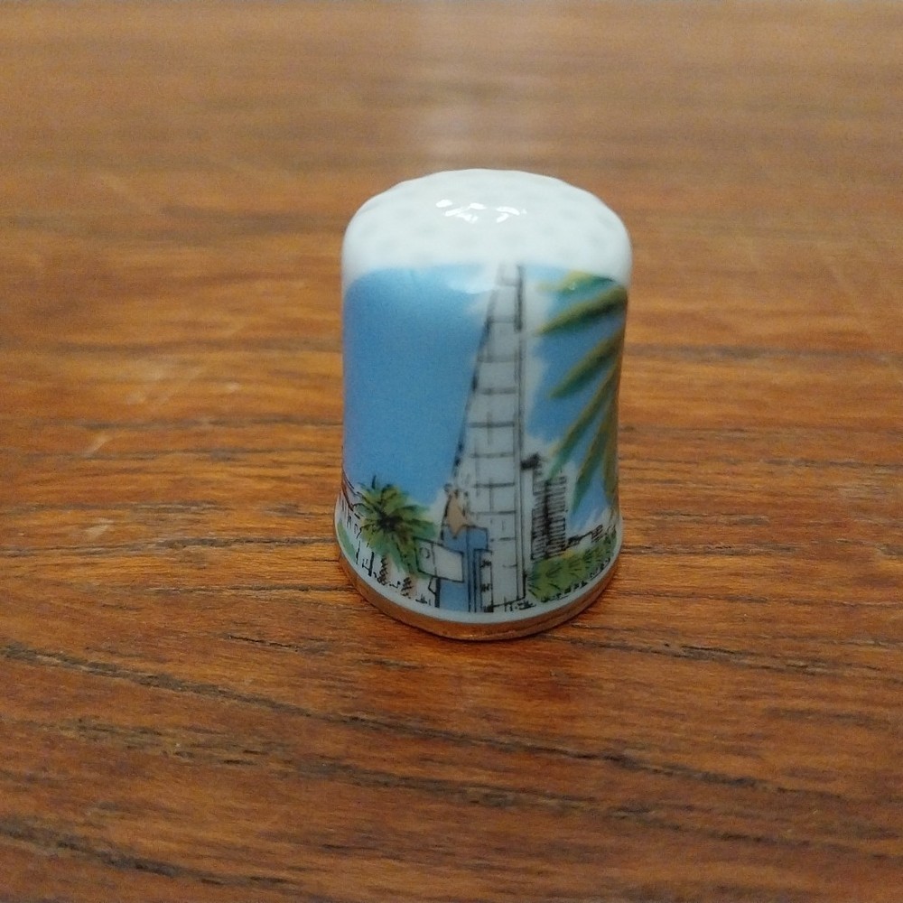 10x Assorted Advert Places Thimbles Collectible Sewing Decorative Bundle