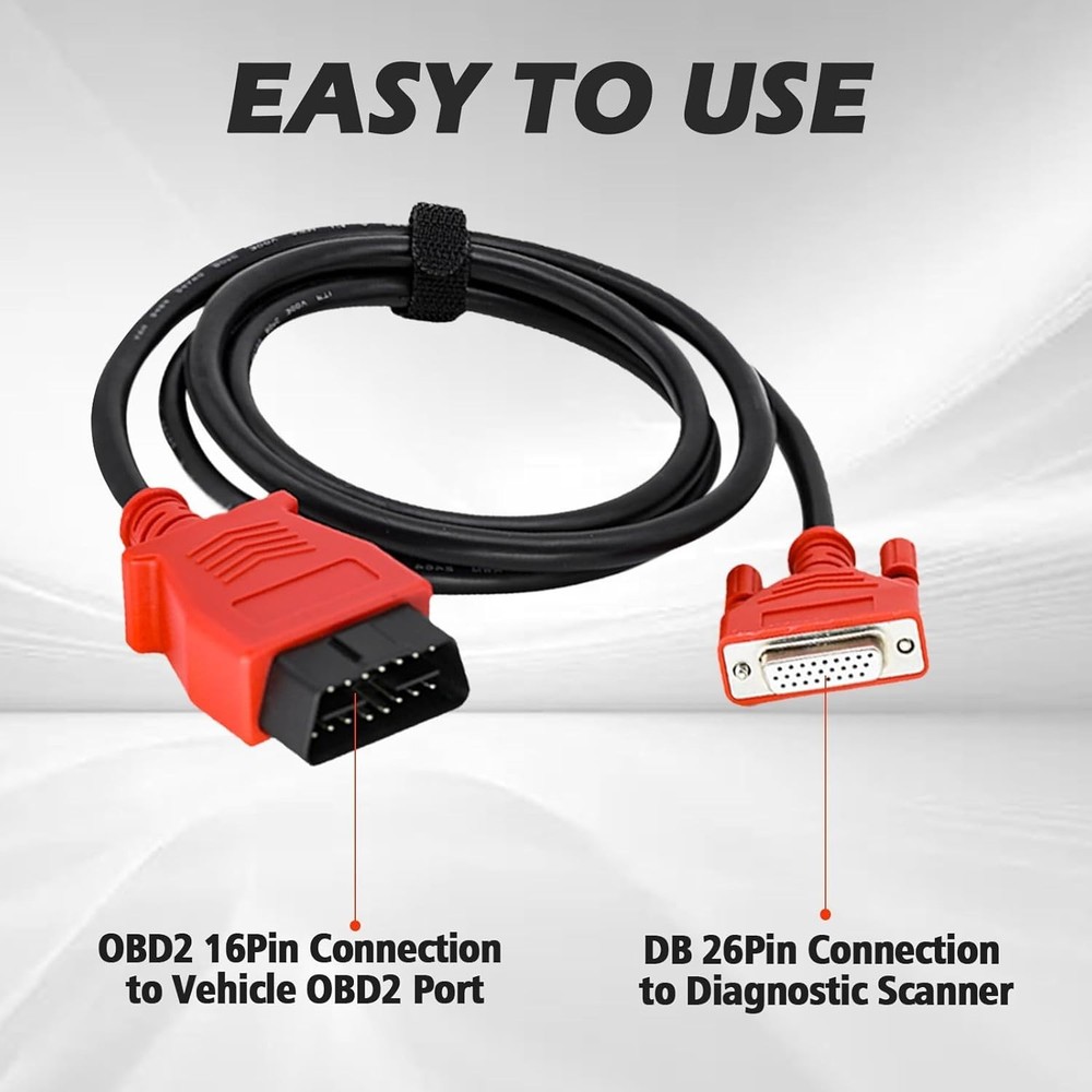 OBD2 II Main Test DB26 Cables for Diagnostic Scan Tools fits MaxiSys MS908PRO