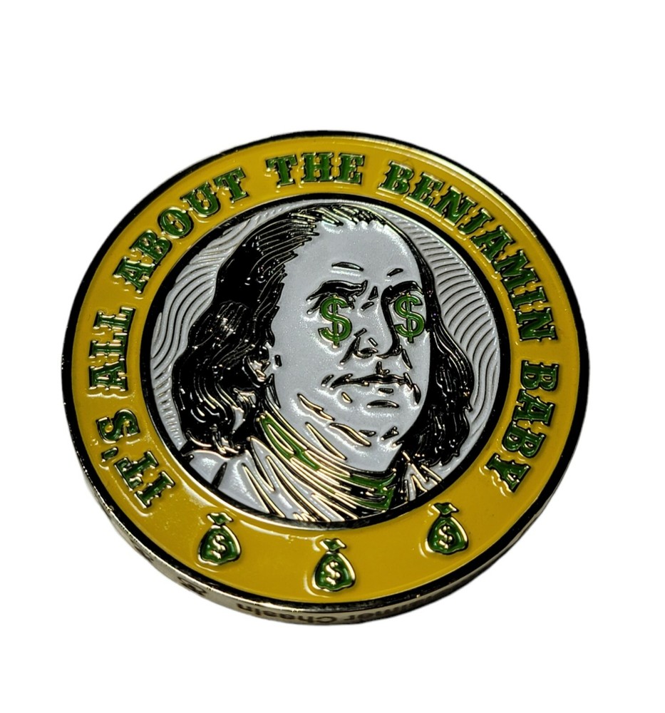 Lottery Coin Scratch off ticket Challenge Coin