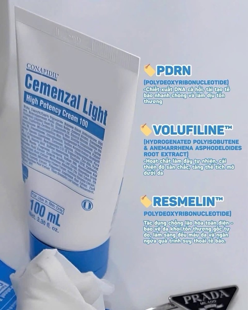 CONAPIDIL Cemenzal Light Cream 100ml 3.38 fl.oz