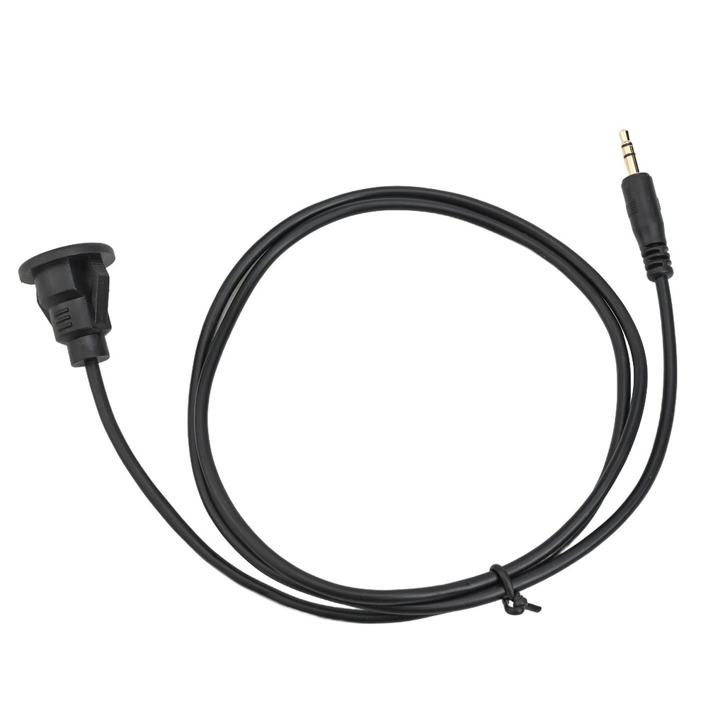 3.5mm Car Dashboard Panel Flush Mount Cable AUX Audio Waterproof Extension Cable