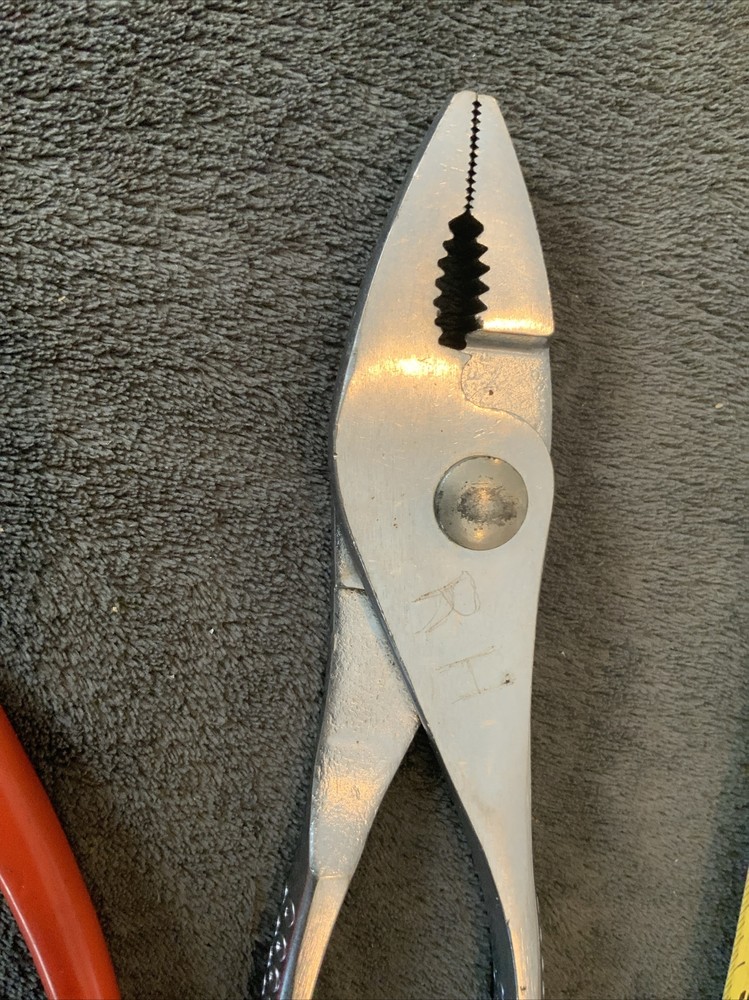 Snap On 5pc Pliers Set, See Pics…mixed Styles, Used…all Work