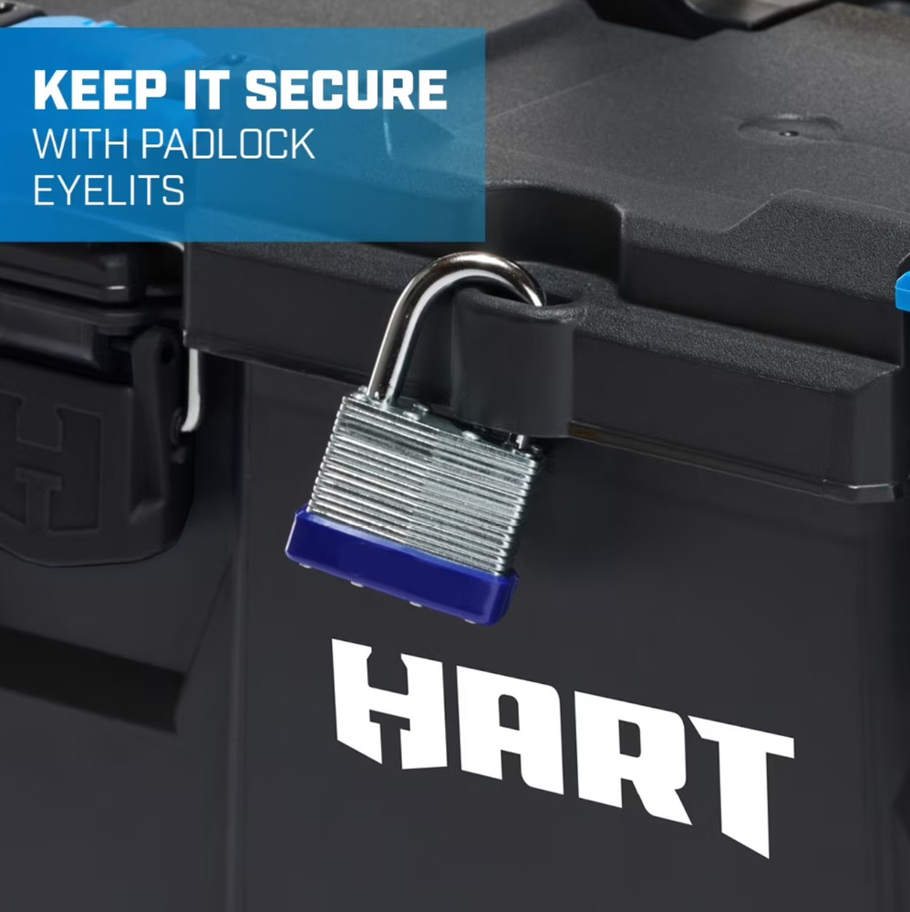 HART Stack Cart, Mobile Tool Box for Hardware Storage, Fits 7 Different Componen