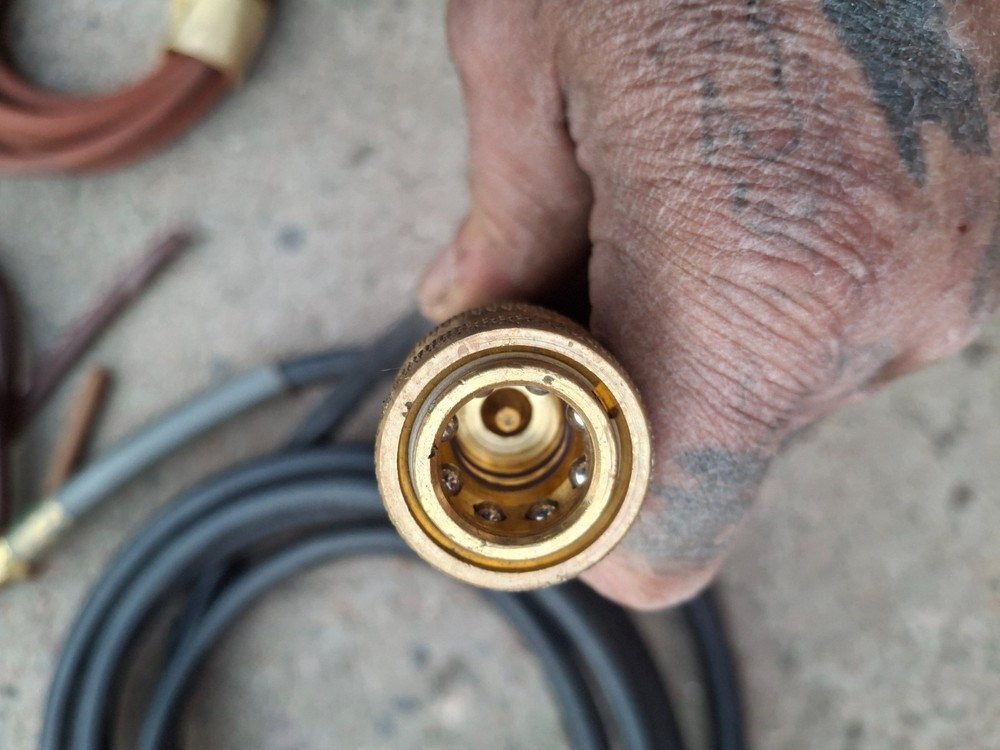 Welding leathers leads helmets etc