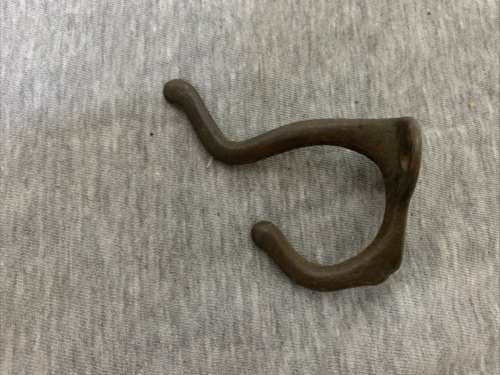 Vintage Cast Brass Double Coat Hook