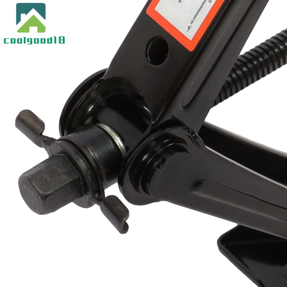 2.5 Tons Scissor Jack Capacity 5511 LBS with Ratchet Handle Effort Saving