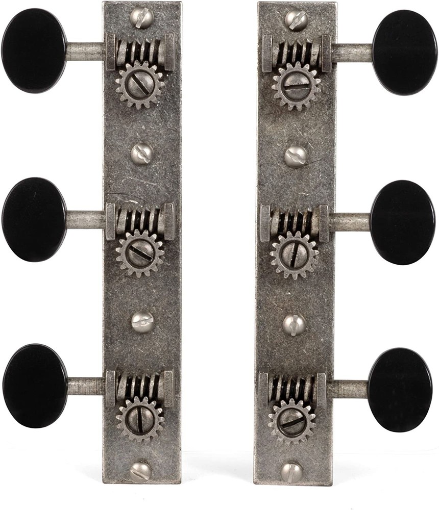 Golden Age Restoration Tuners for Solid Peghead Guitar with Square-end,...