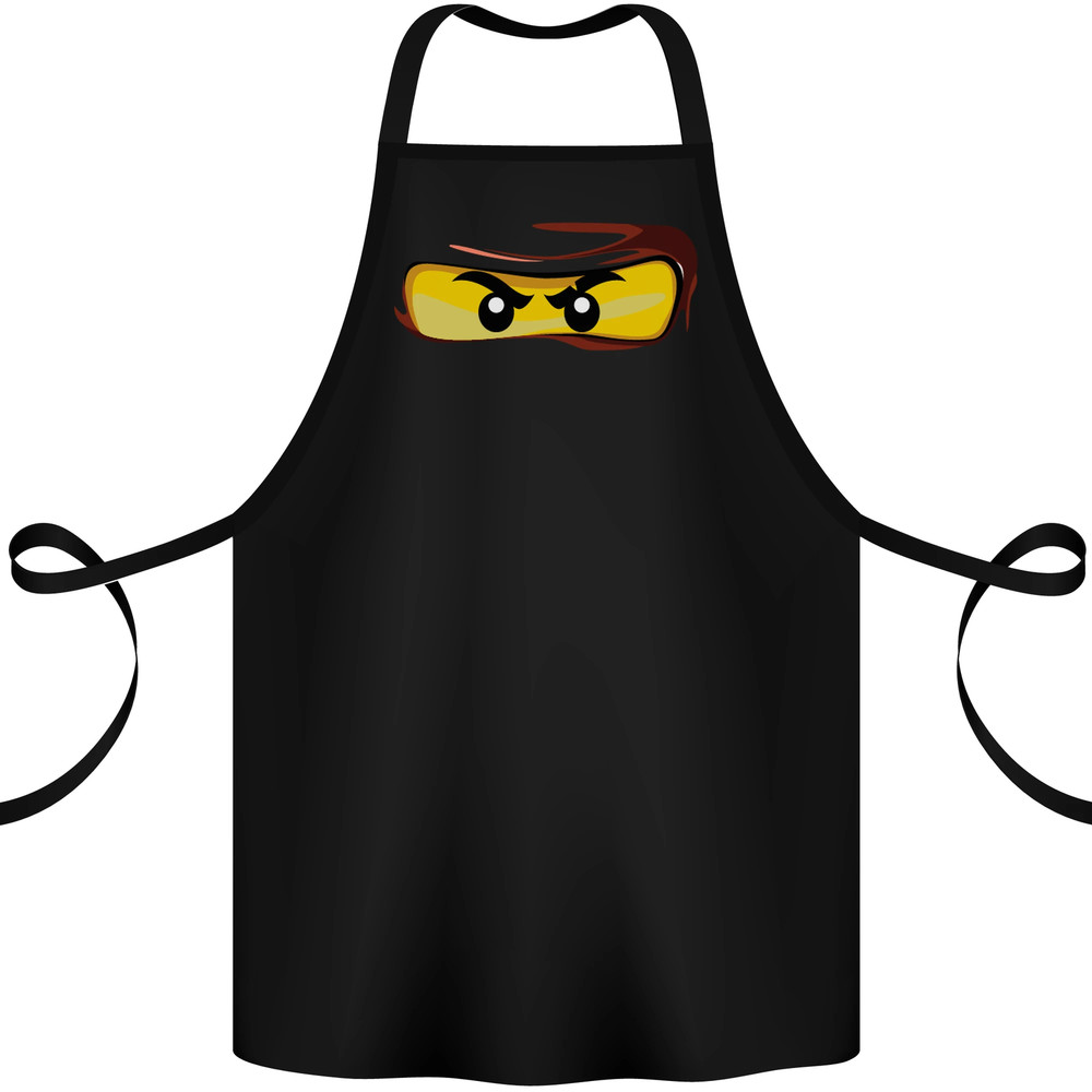 Ninja Eyes Cotton Apron 100% Organic
