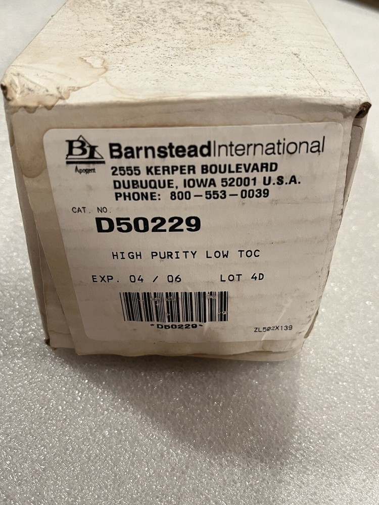 BARNSTEAD INTERNATIONAL D50229 HIGH PURITY LOW TOC