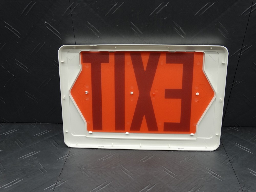 Lighted Exit Sign LED 12in x 8in Lighting White Replacement 1005 190 230